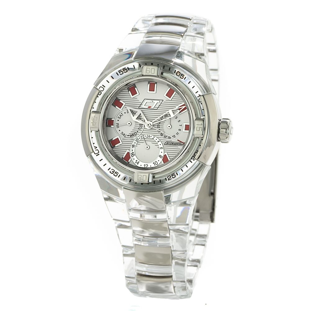 Chronotech Transparent Dress Watches for Men