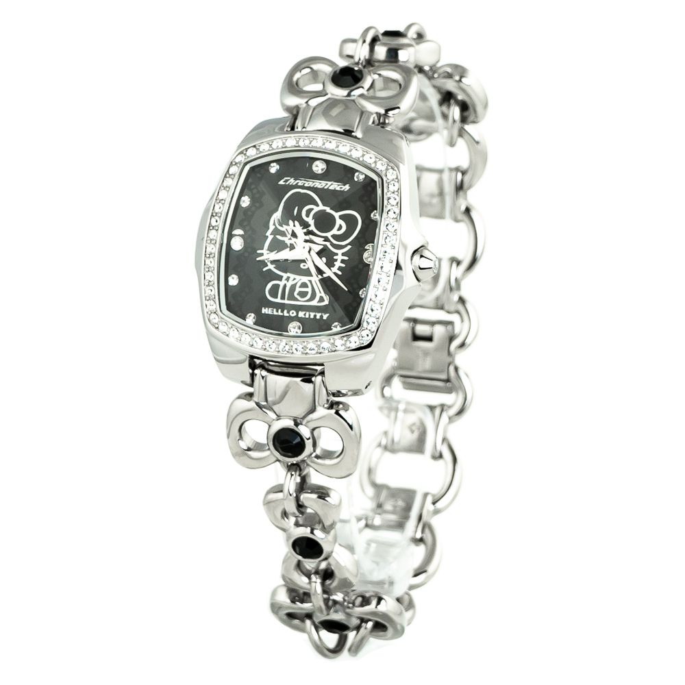 Montre de soirée Chronotech en acier inoxydable argenté