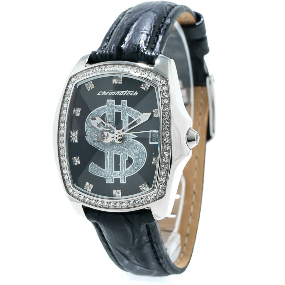 Chronotech Black Dress Watches for Women