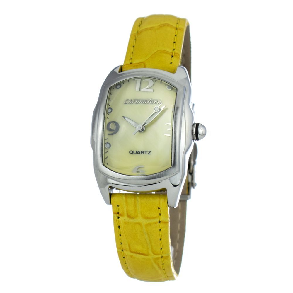 Chronotech Bicolor Leather Dress Watch