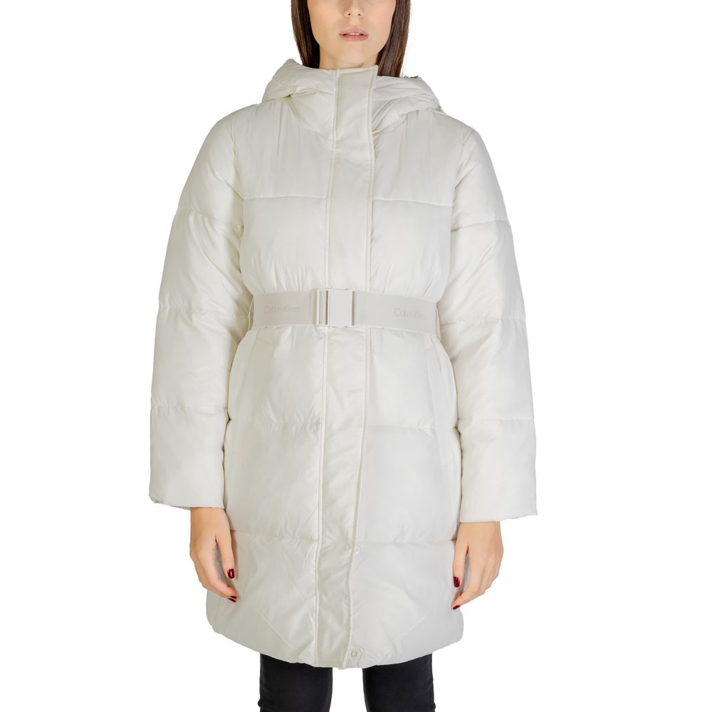 Calvin Klein Jeans White Coat for Women