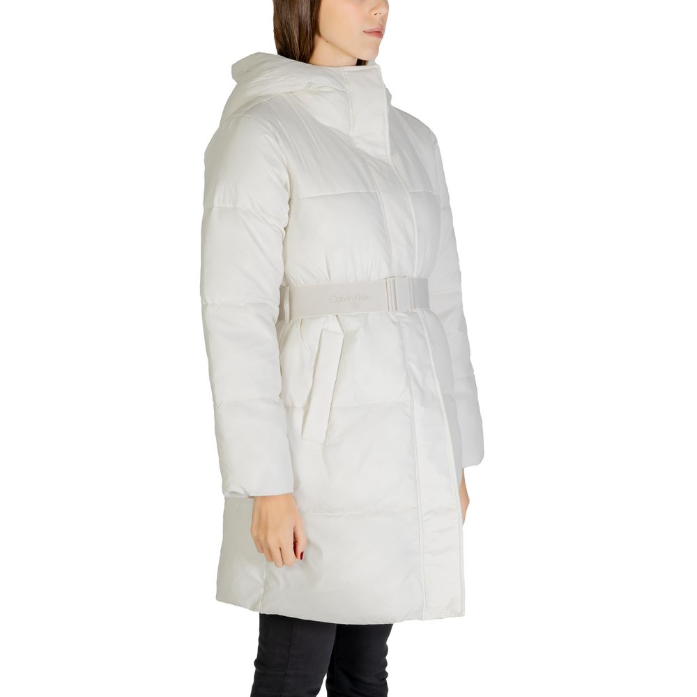 Calvin Klein Jeans White Coat for Women additional view