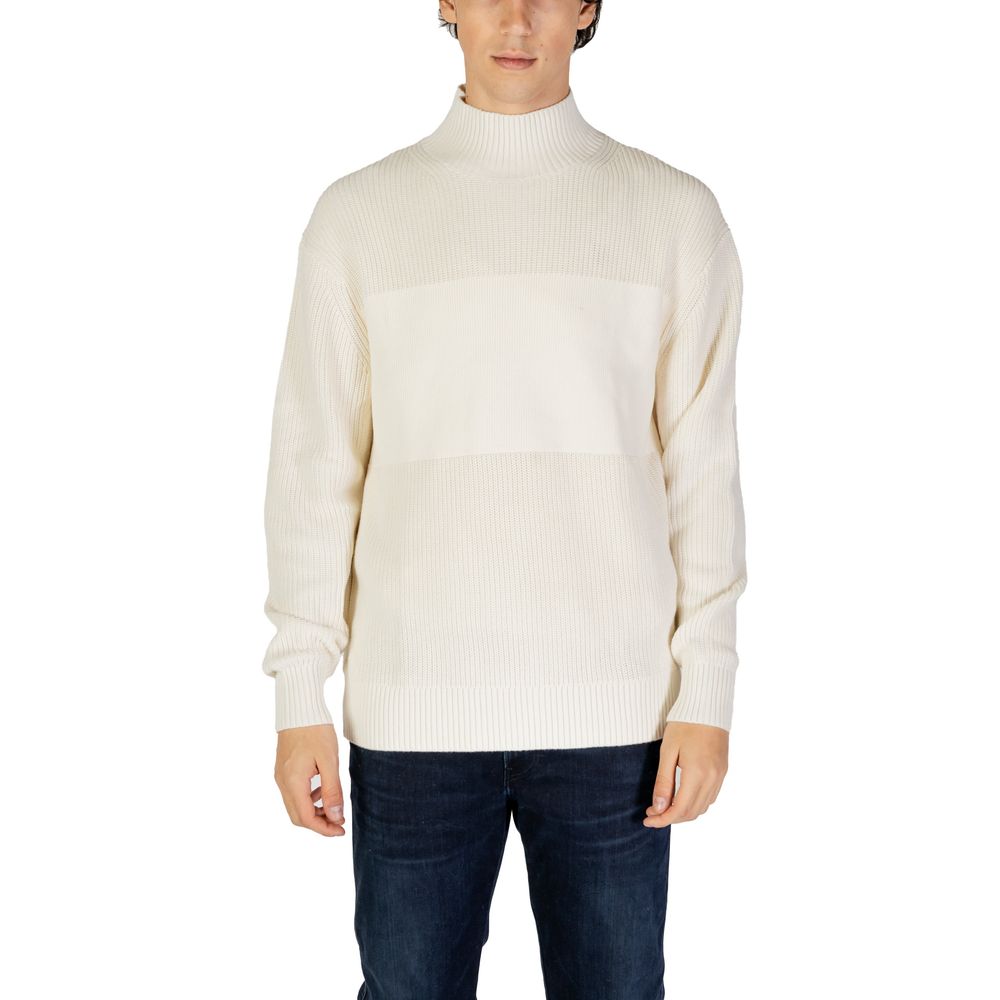 Sweat-shirt en Coton Beige Calvin Klein Jeans