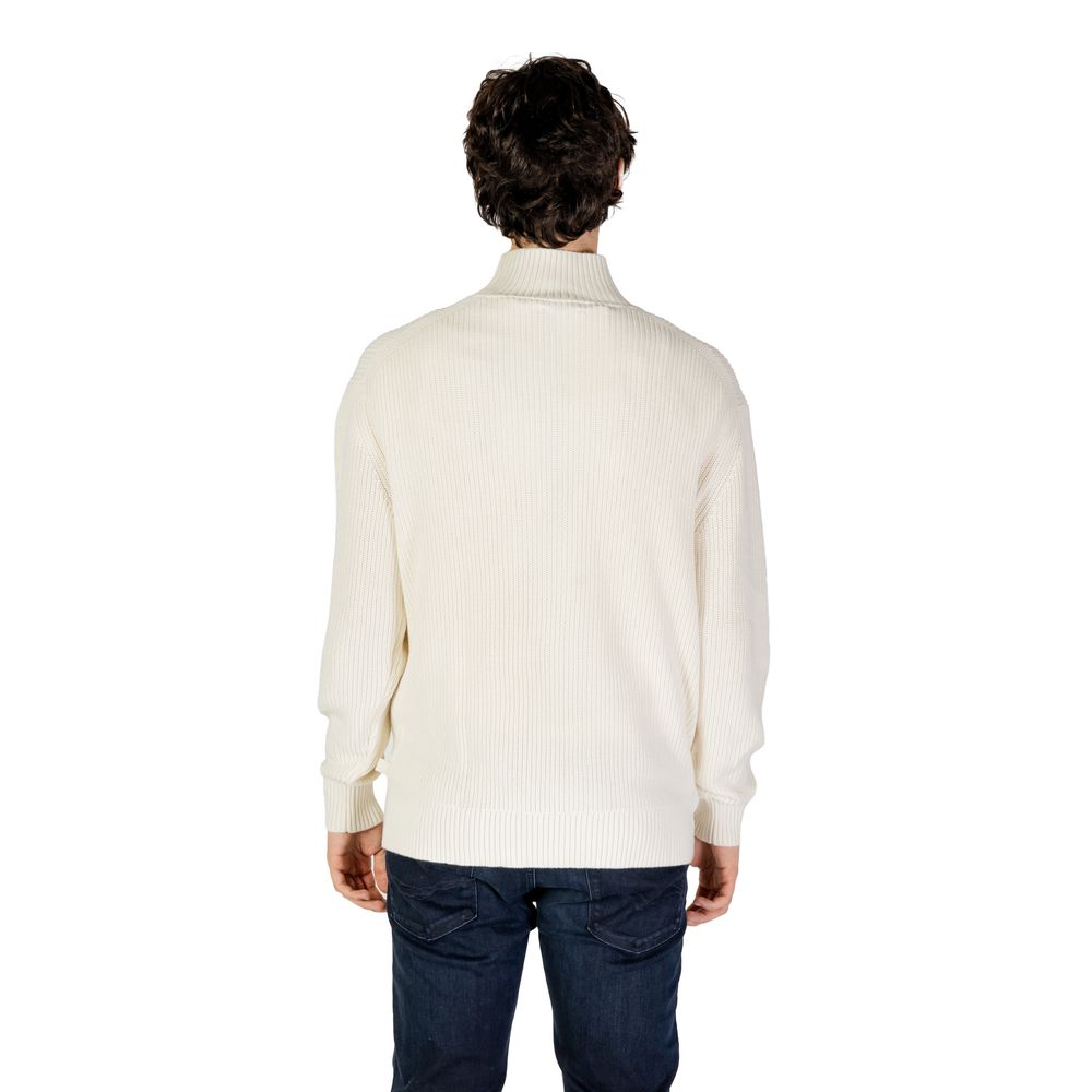 Sweat-shirt en Coton Beige Calvin Klein Jeans