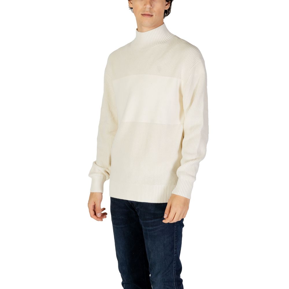 Sweat-shirt en Coton Beige Calvin Klein Jeans