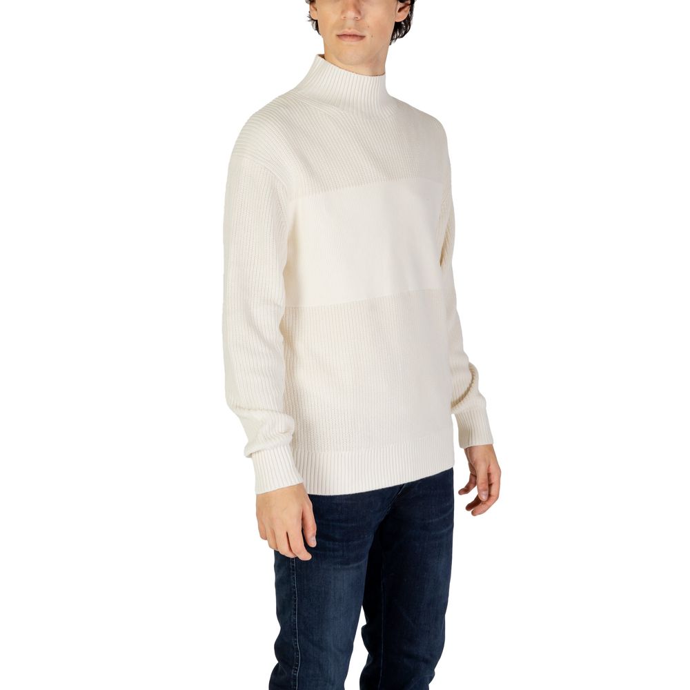 Sweat-shirt en Coton Beige Calvin Klein Jeans