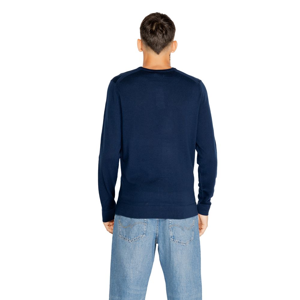 Sweat-shirt Calvin Klein en laine recyclée bleue