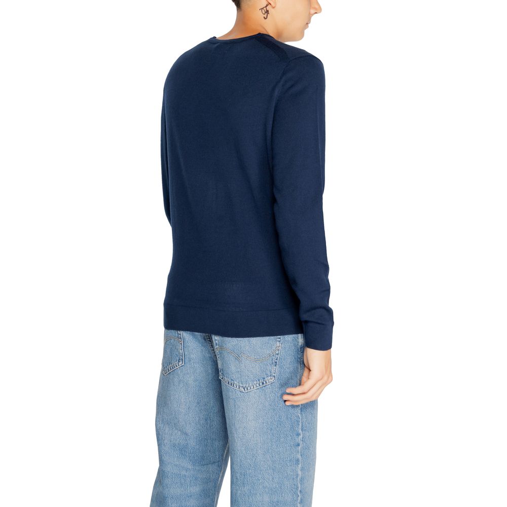 Sweat-shirt Calvin Klein en laine recyclée bleue
