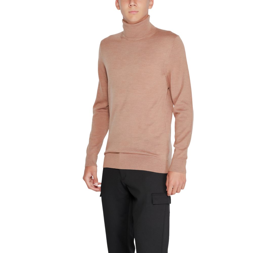 Calvin Klein Col roulé en laine beige