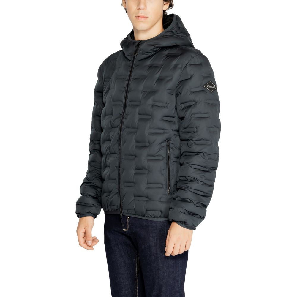 Replay Blau Polyester Jacken &amp; Mäntel