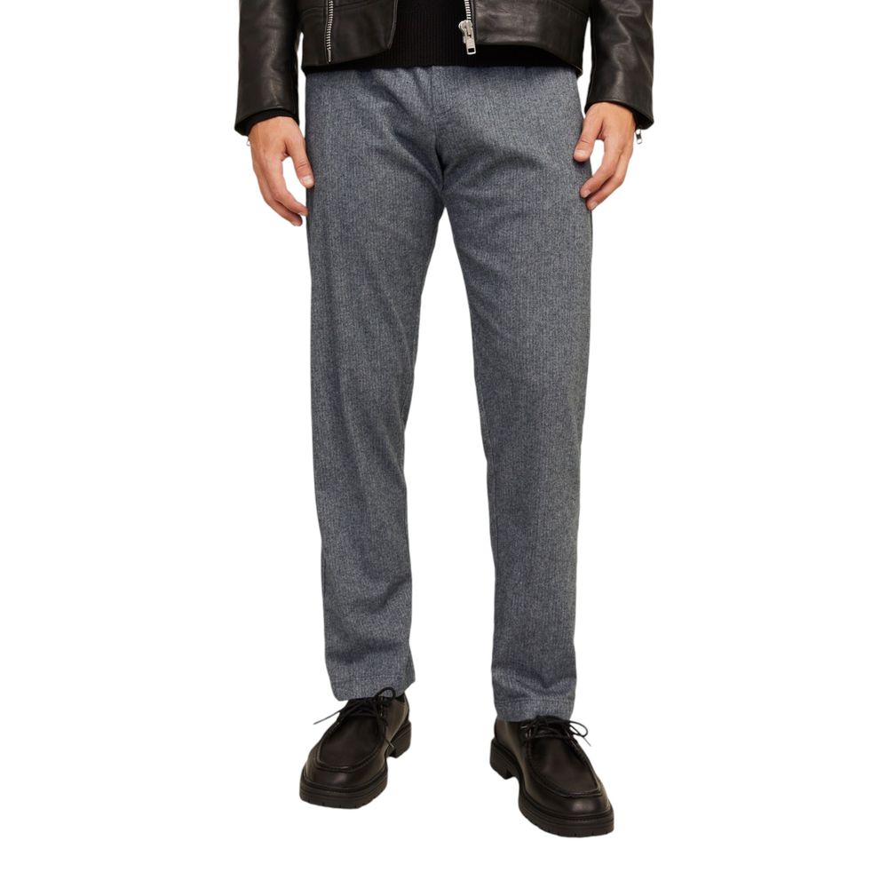 Jack Jones Grey Casual Pants for Men