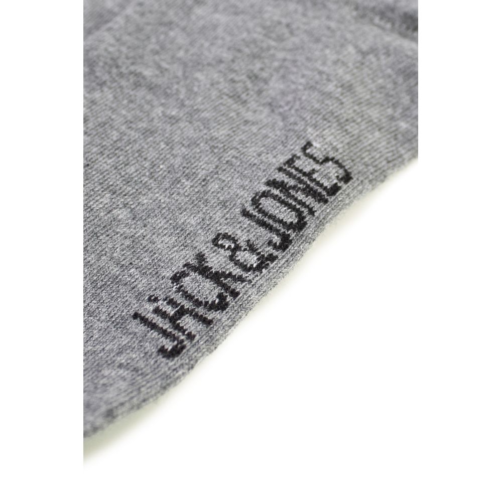 Chaussettes en coton gris Jack Jones