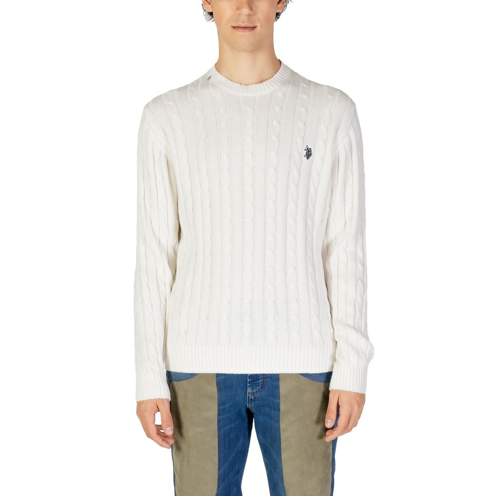 U.S. POLO ASSN. Sweat-shirt en coton blanc