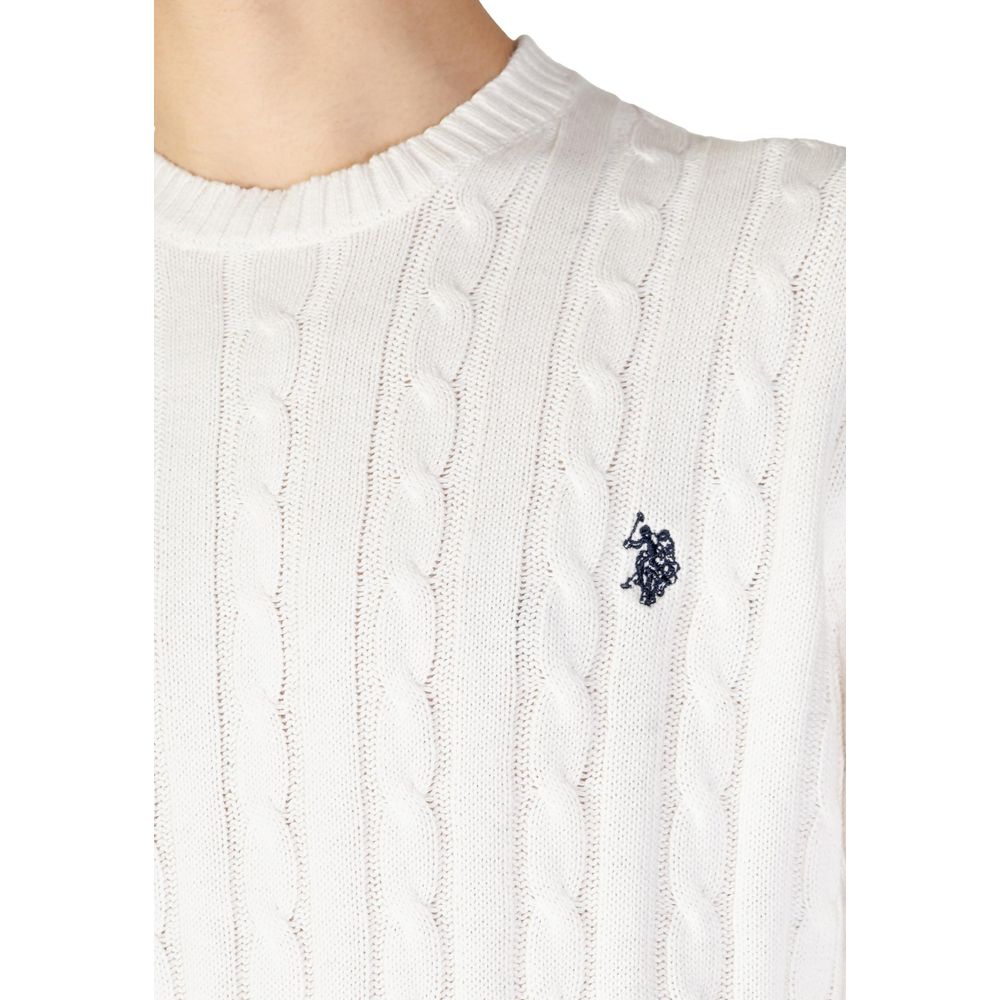 U.S. POLO ASSN. Sweat-shirt en coton blanc