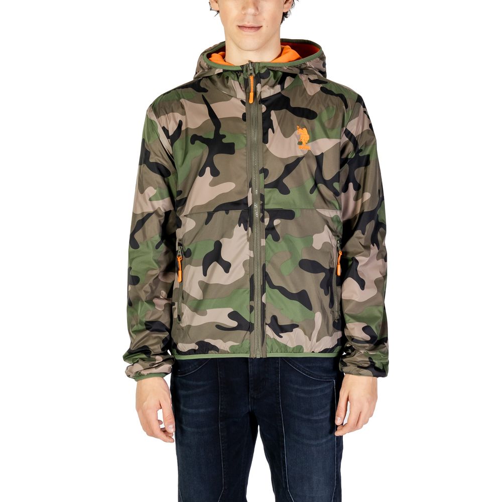 U.S. POLO ASSN. Veste Coque Verte en Polyamide
