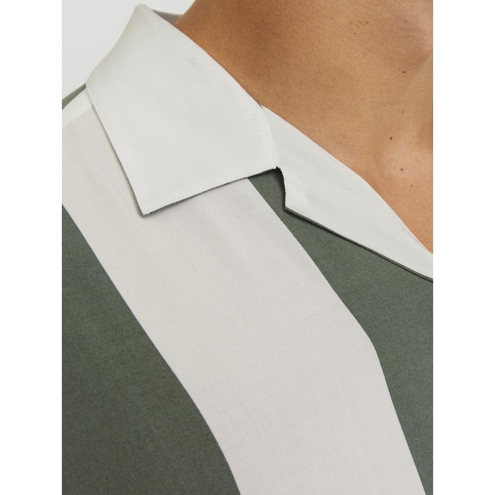 Jack Jones Green Shirt side view
