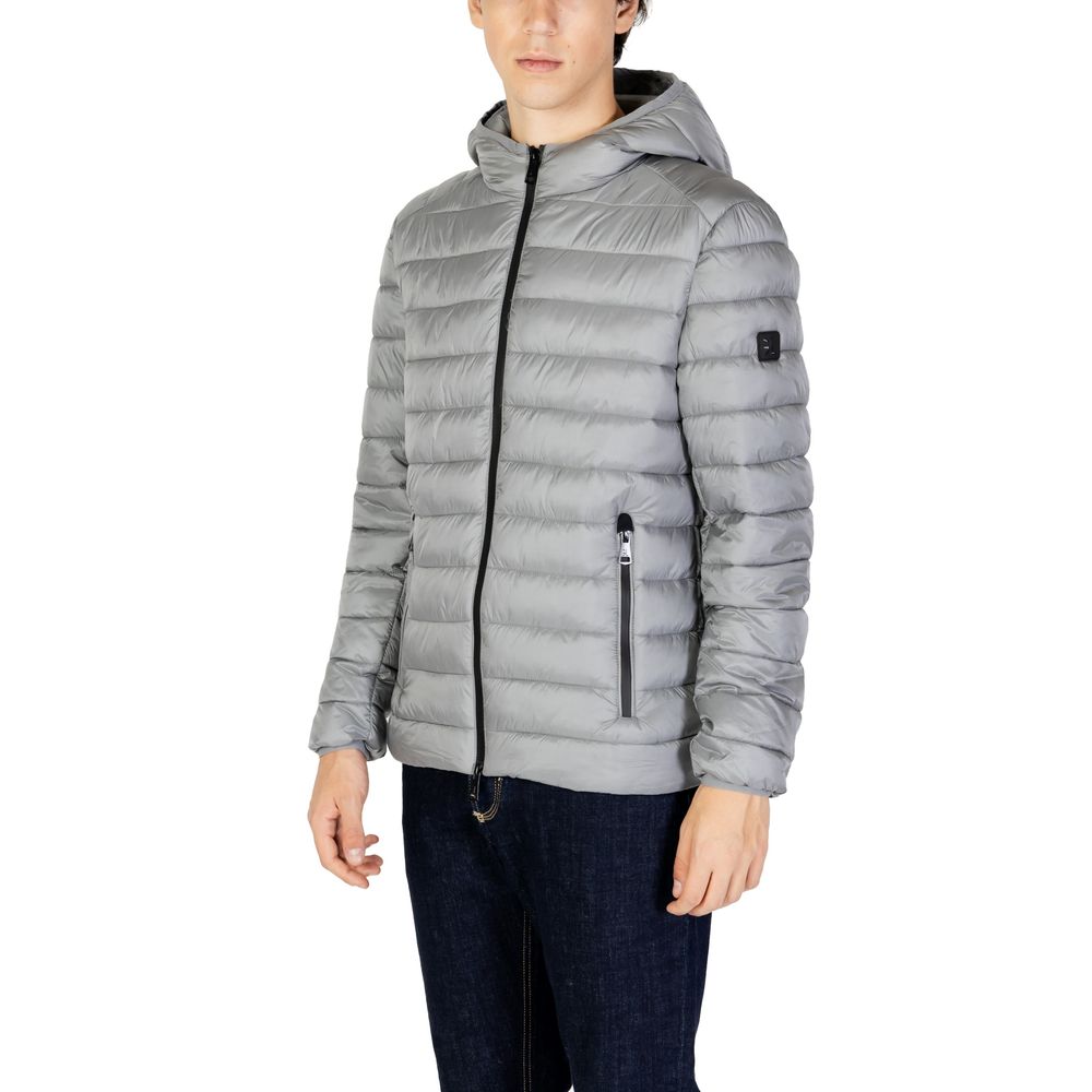 Gianni Lupo Grey Coat for Men detail view