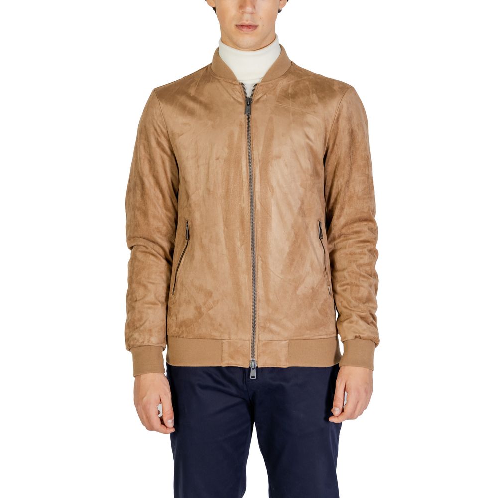 Gianni Lupo Beige Bomber for Men