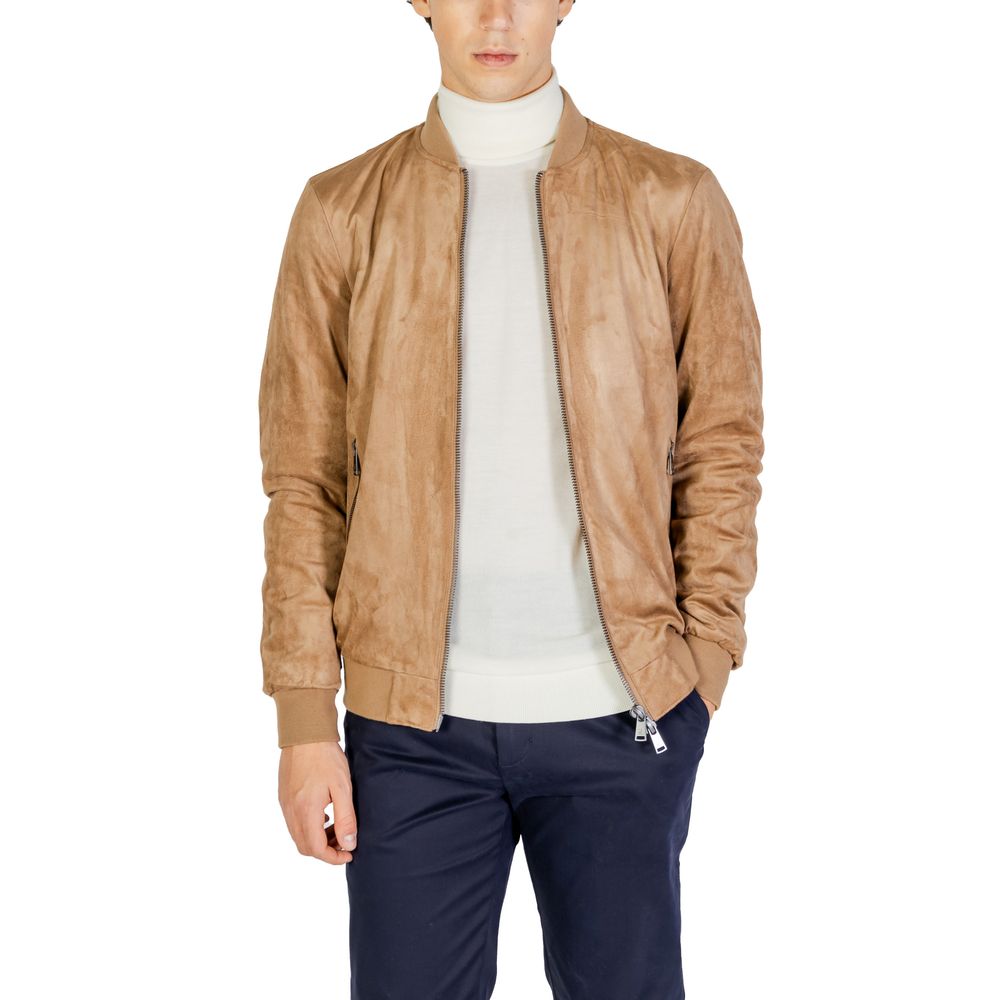 Gianni Lupo Beige Bomber for Men additional view