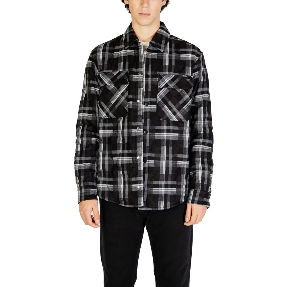 Gianni Lupo Black Coat for Men