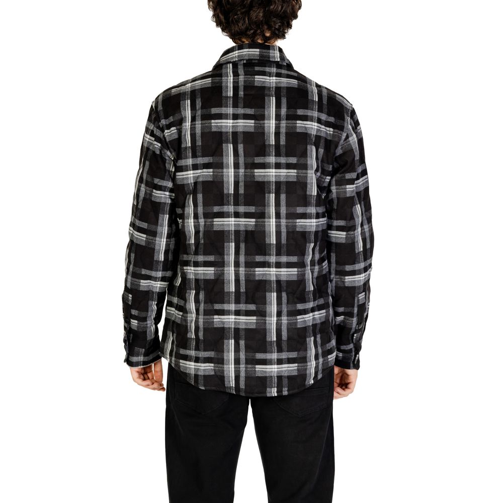Gianni Lupo Black Coat for Men detail view
