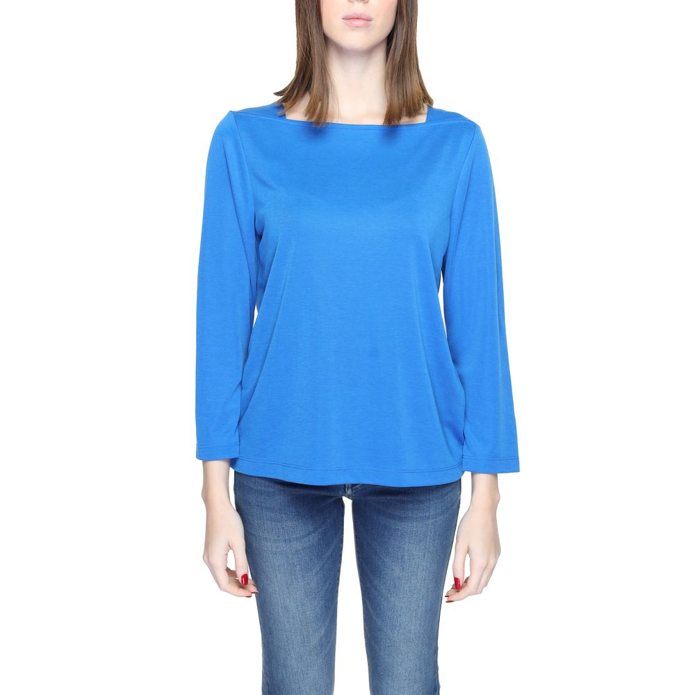 T-shirt à manches longues bleu en modal Street One