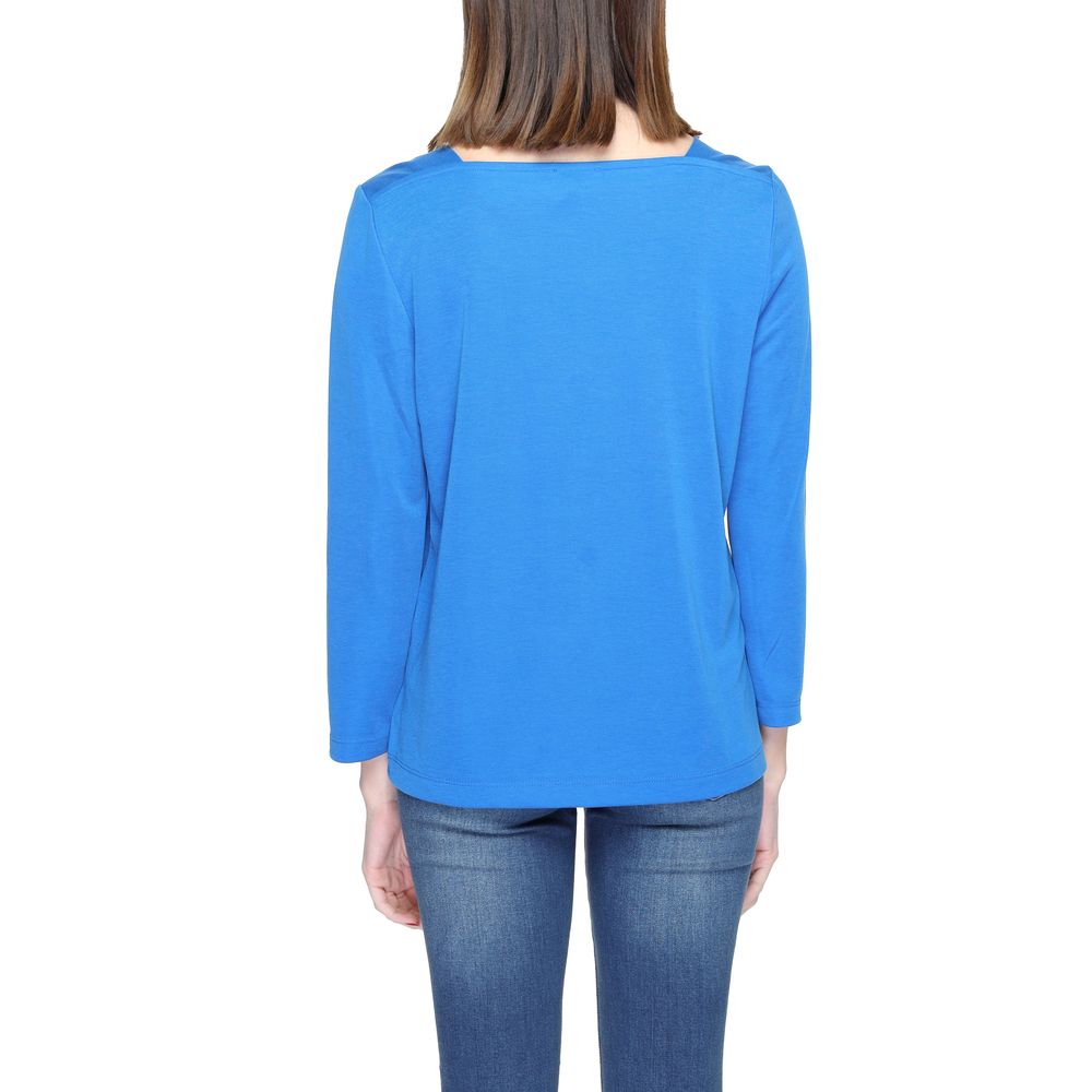 T-shirt à manches longues bleu en modal Street One