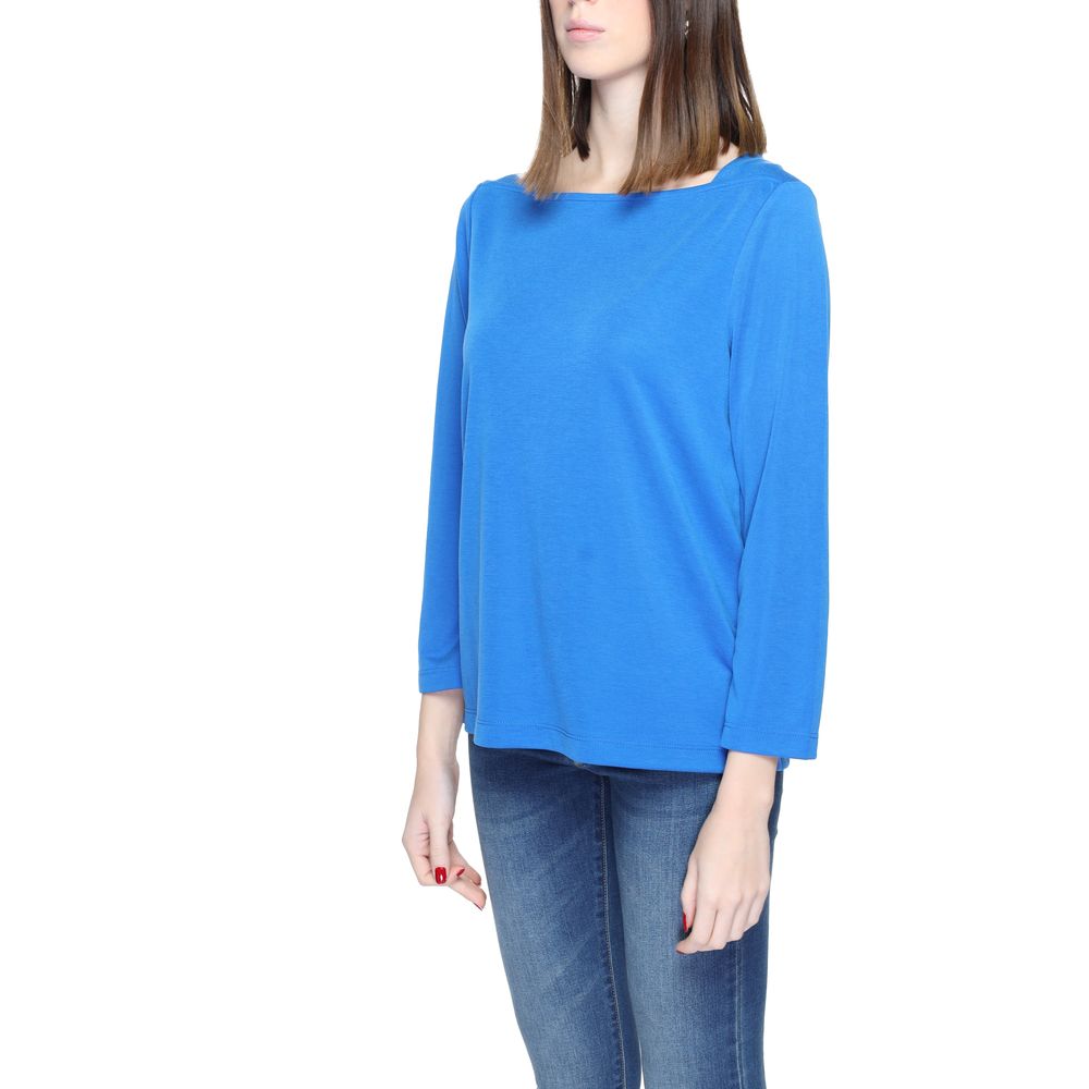 T-shirt à manches longues bleu en modal Street One