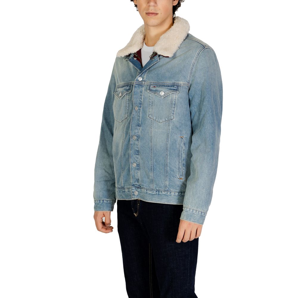 Tommy Hilfiger Jeans Blue Denim Jackets for Men detail view