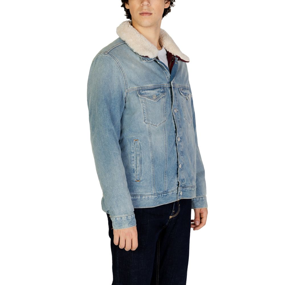 Tommy Hilfiger Jeans Blue Denim Jackets for Men side view