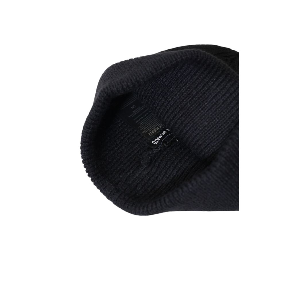 Antony Morato Black Baseball Cap for Men side view
