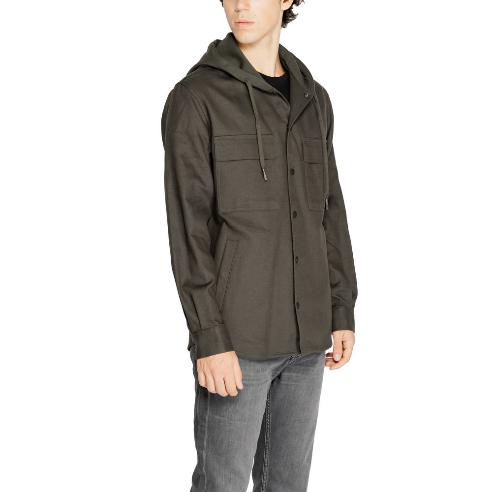 Antony Morato Green Shell Jacket for Men side view