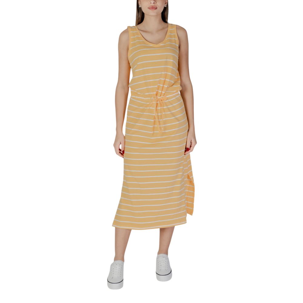 Robe longue en coton bicolore B.Young