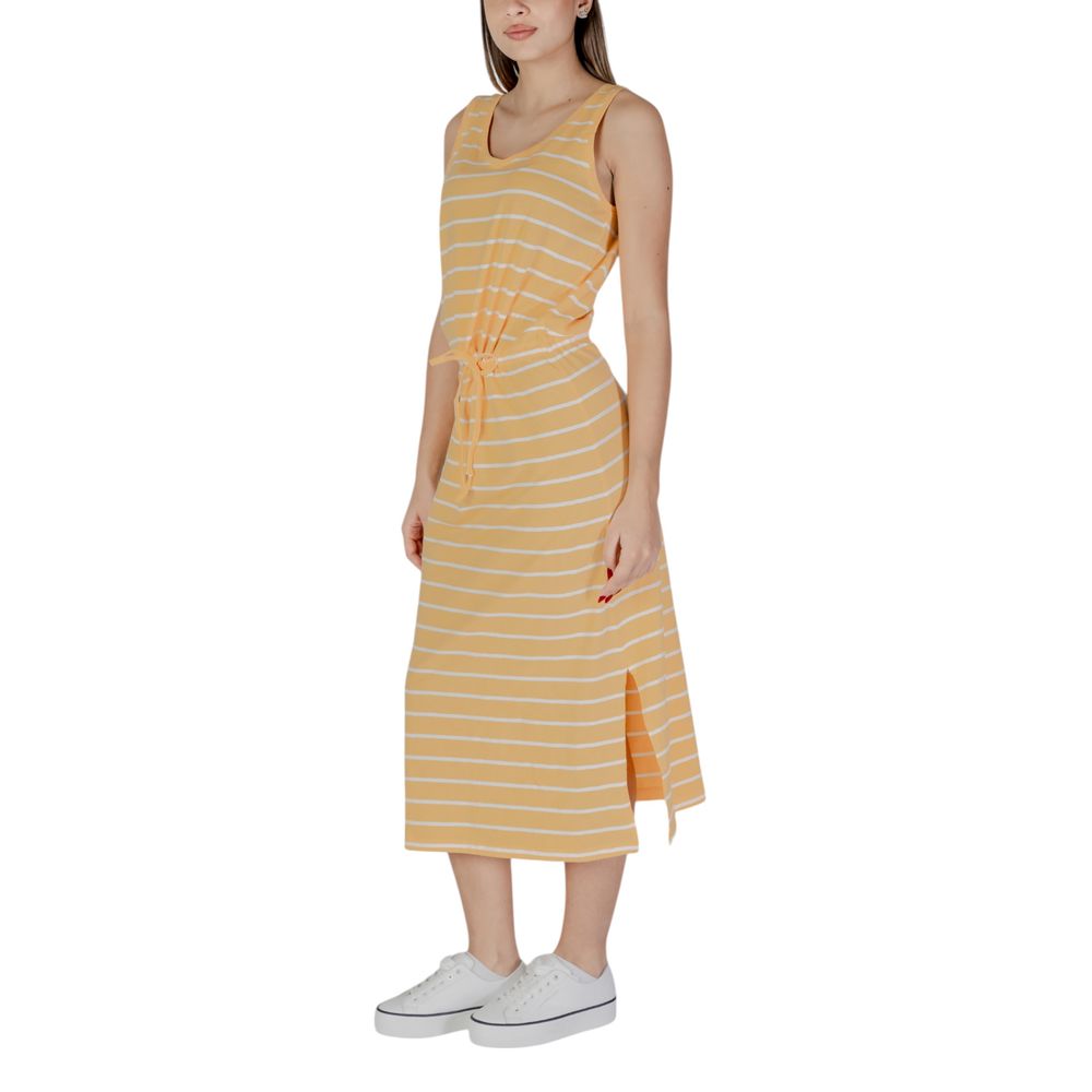 Robe longue en coton bicolore B.Young