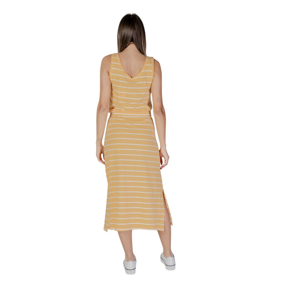 Robe longue en coton bicolore B.Young