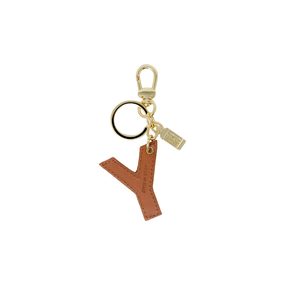 Porte-clés Alviero Martini Prima Classe en cuir synthétique beige