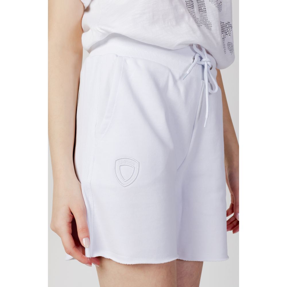 Blauer White Shorts for Women side view