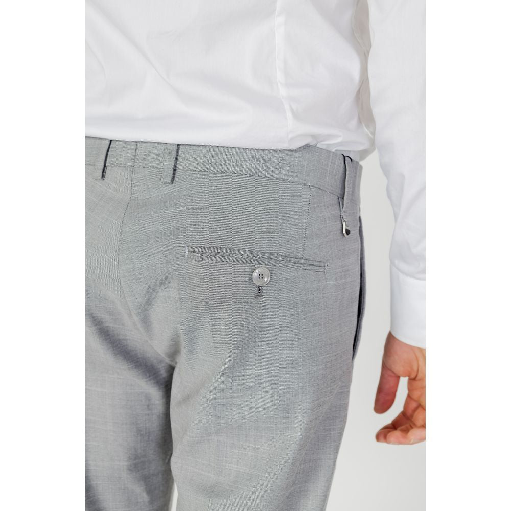 Antony Morato Grey Dress Pants for Men side view