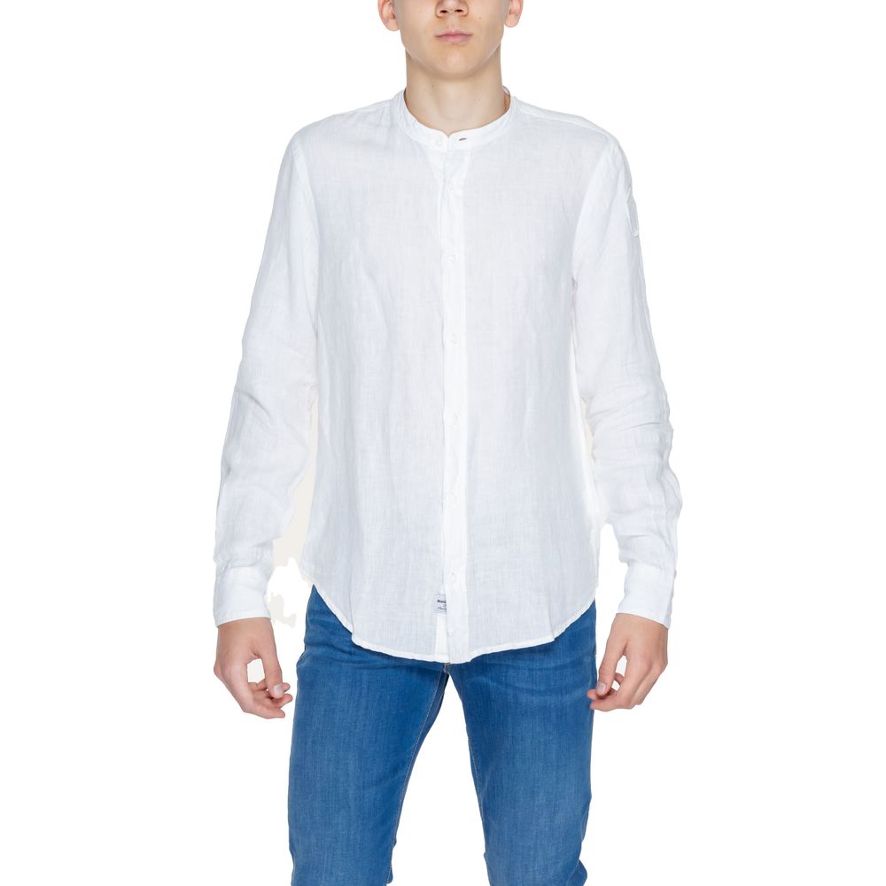 Blauer White Shirt for Men