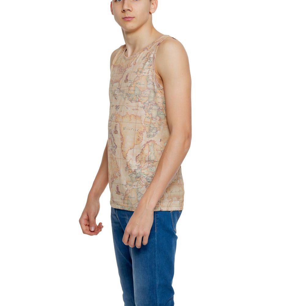 Alviero Martini Prima Classe Beige Tank Tops T for Men side view