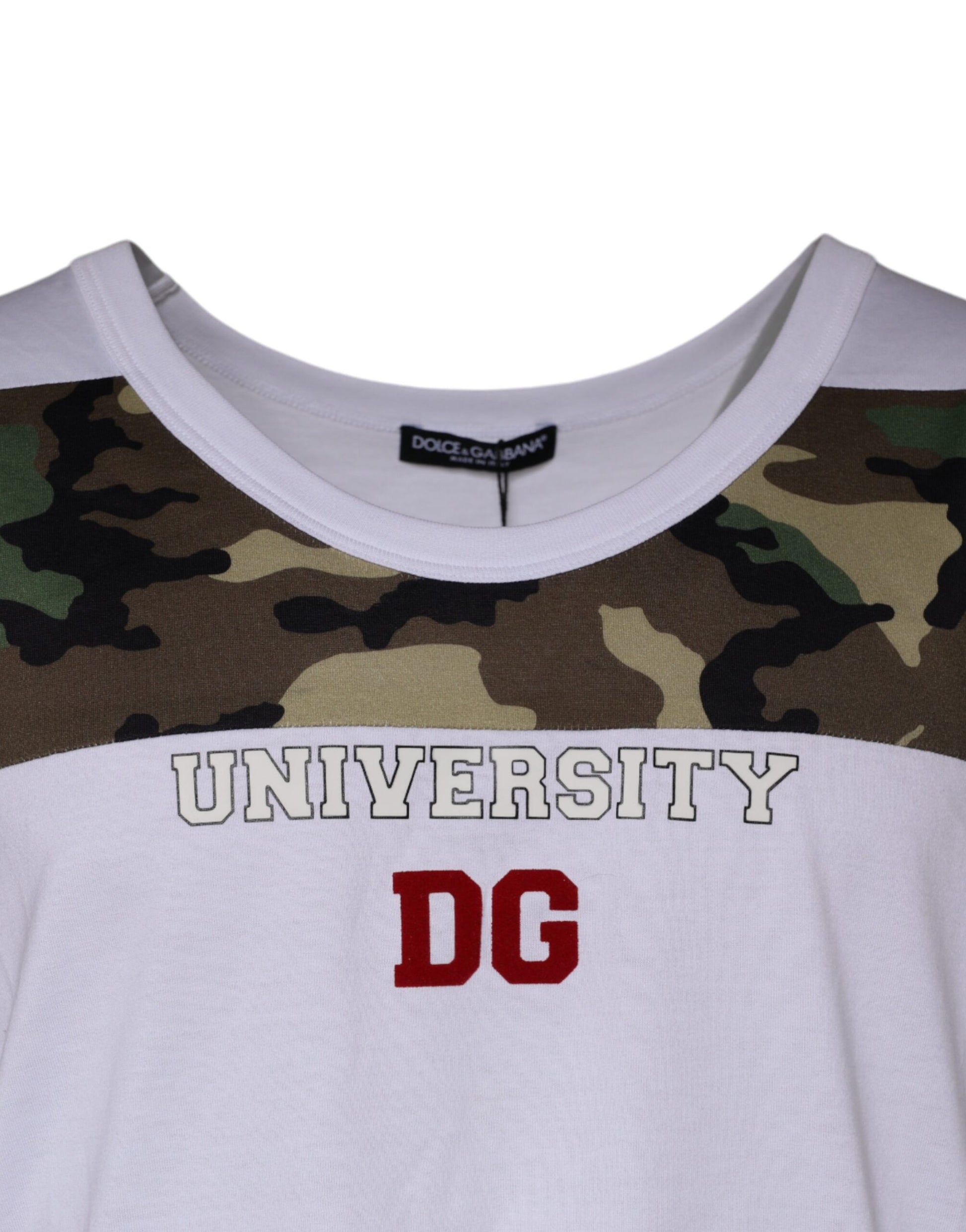 Dolce & Gabbana White Sleeveless T-Shirt for Men side view