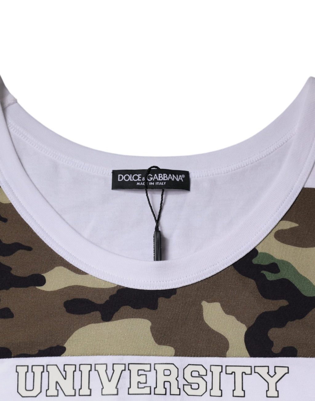 Dolce & Gabbana White Sleeveless T-Shirt for Men additional view