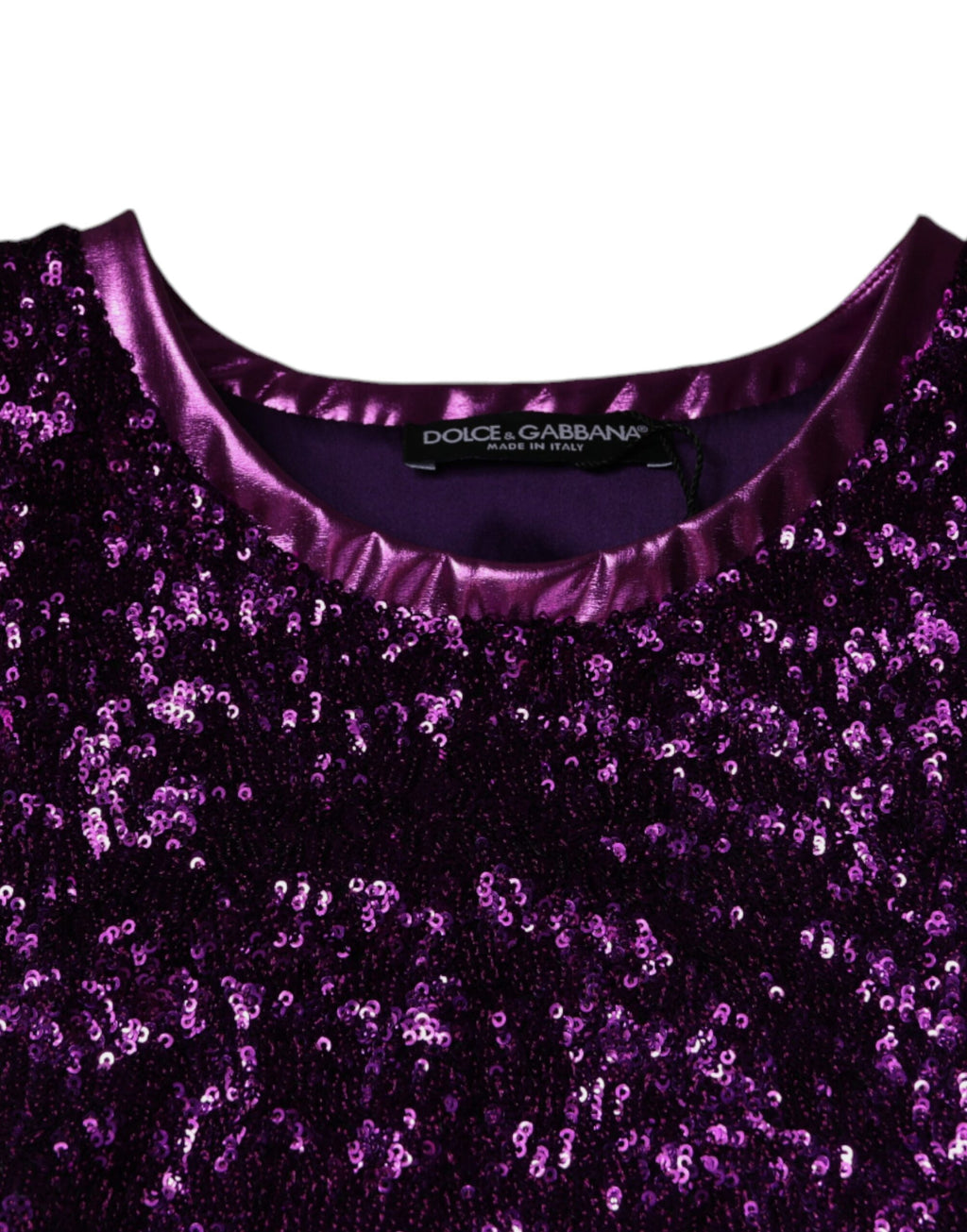 Dolce & Gabbana Purple Sleeveless T-Shirt for Men additional view