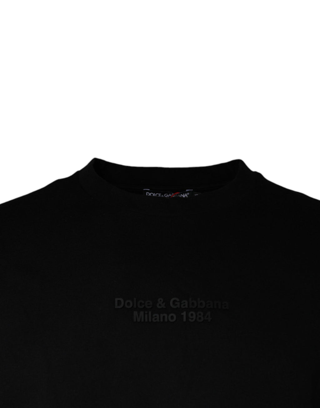 Dolce & Gabbana Black T-Shirt for Men detail view