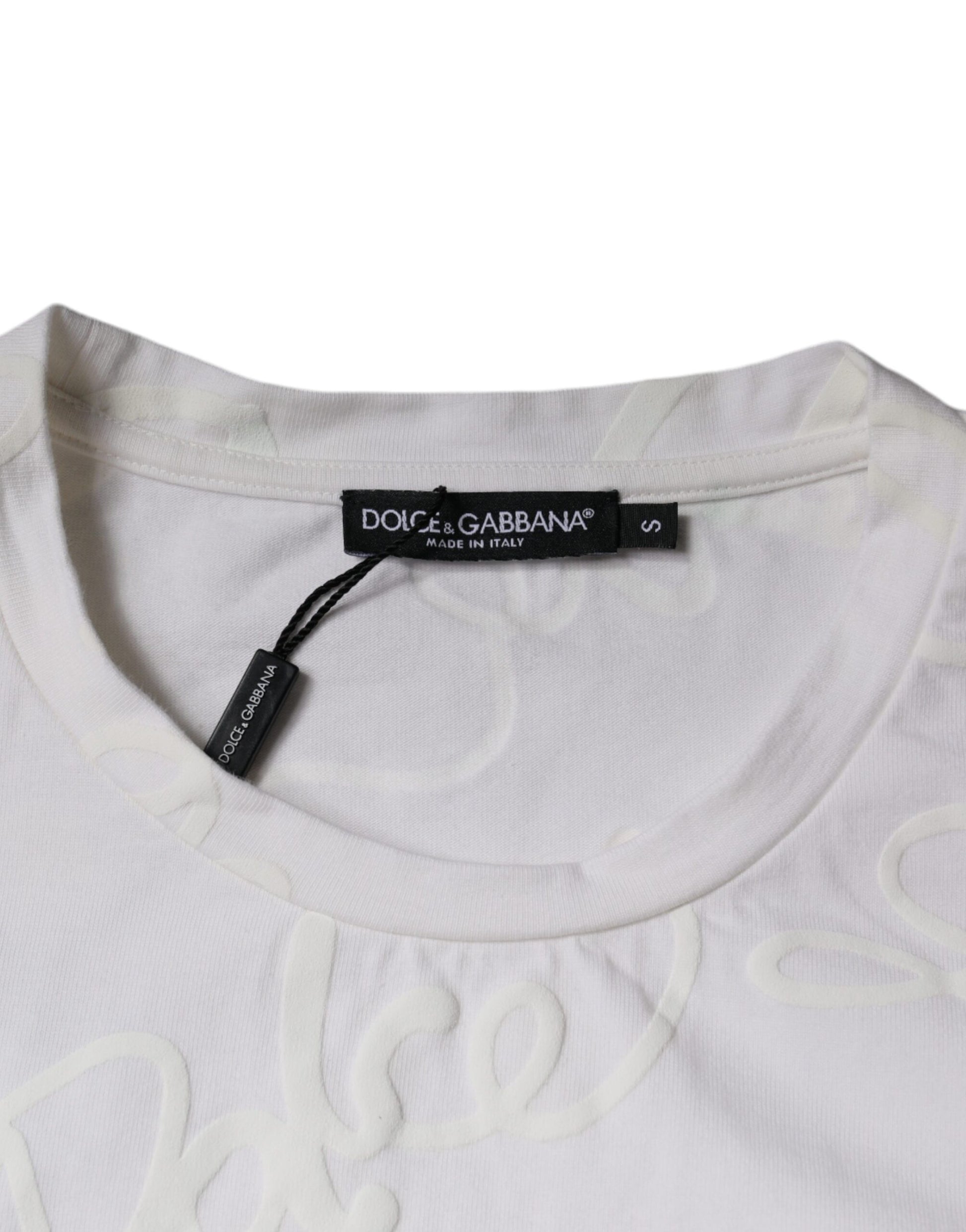 Dolce & Gabbana White T-Shirt for Men side view