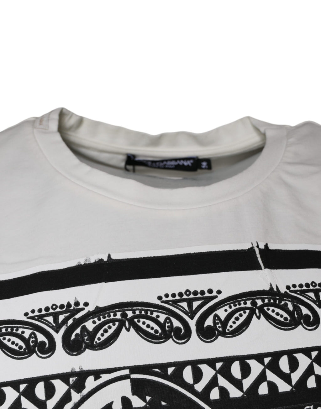 Dolce & Gabbana White T-Shirt for Men detail view