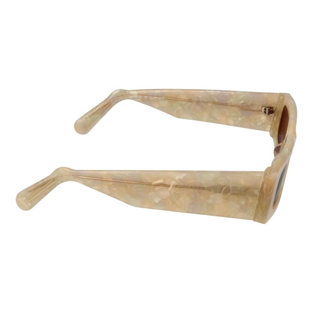 Lunettes de soleil GCDS en plastique beige