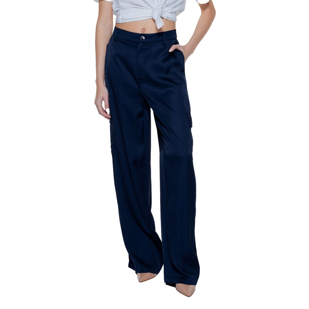 Street One Blue Casual Pants for Women side view