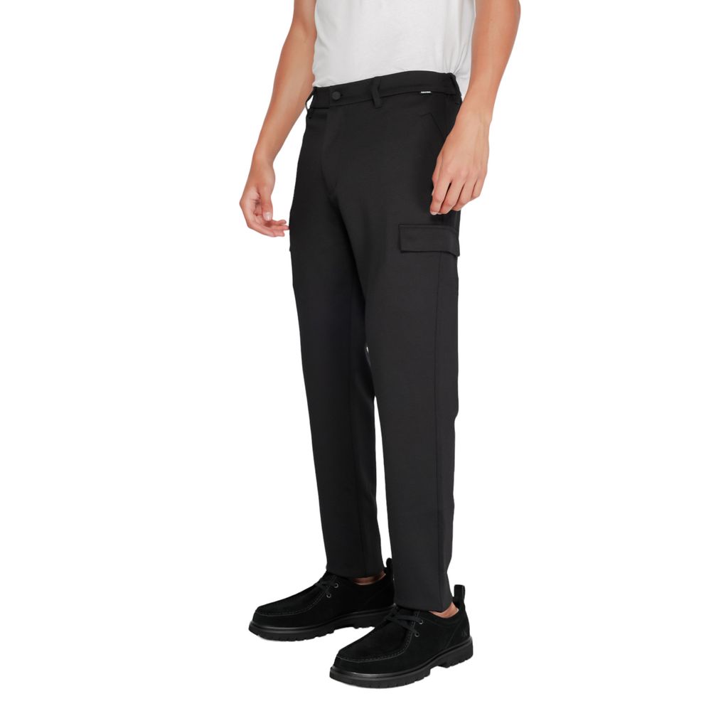 Calvin Klein Black Joggers for Men detail view
