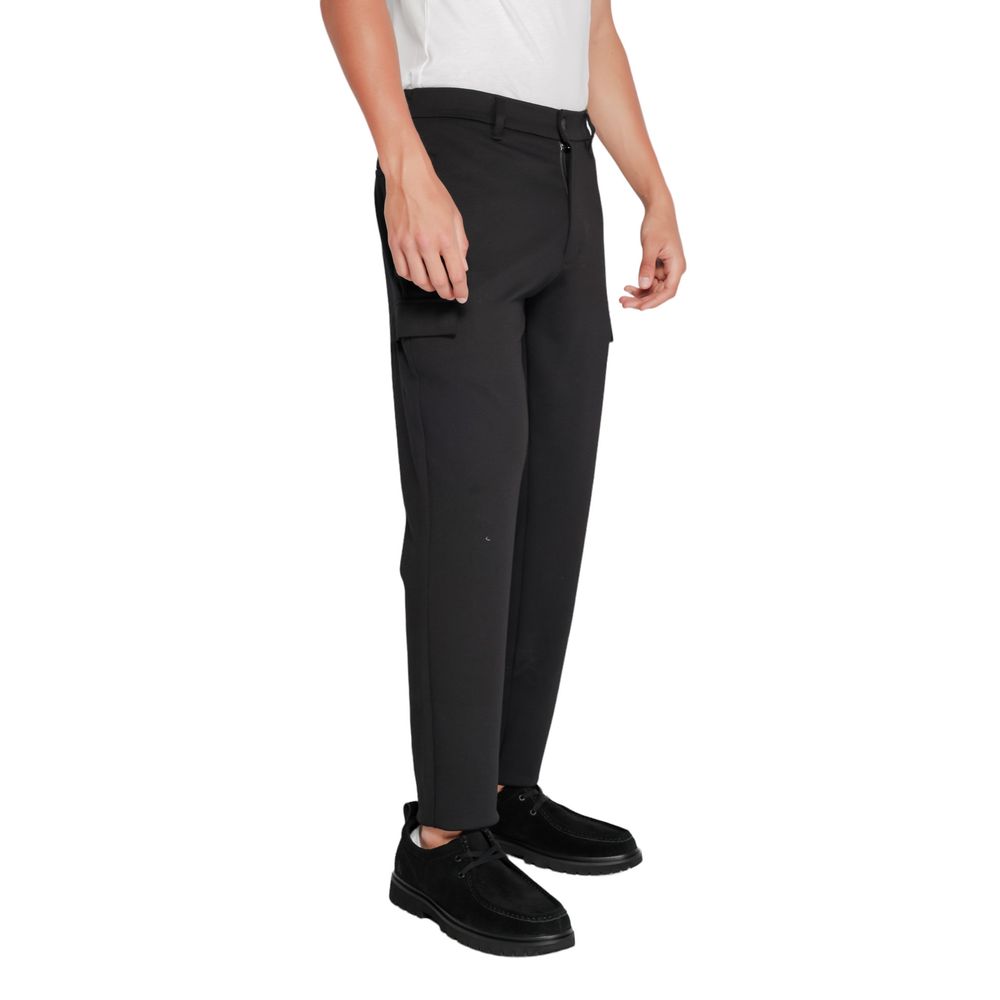 Calvin Klein Black Joggers for Men side view